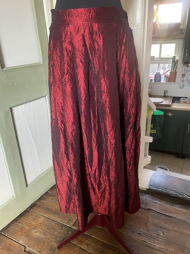 Burgundy taffeta full - burgundy,