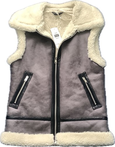 Faux sheepskin gilet s - f&f,