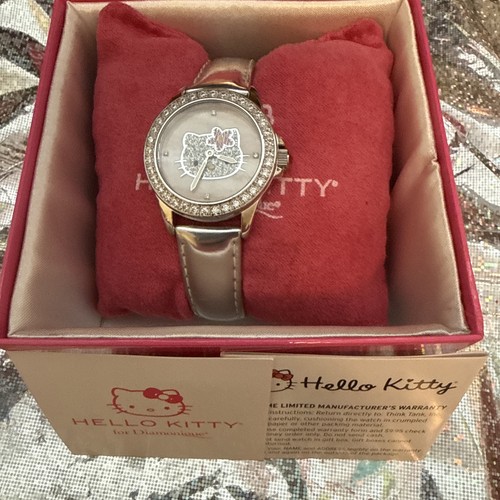 Diamonique hello kitty watch - hello,
