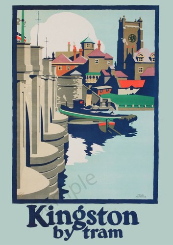 Vintage poster kingston upon - vintage,