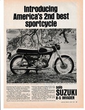 Suzuki Motorcycle Print Ad