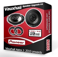 Vauxhall Astra J Front Door Speakers Pioneer car speakers + adapter pods 300W