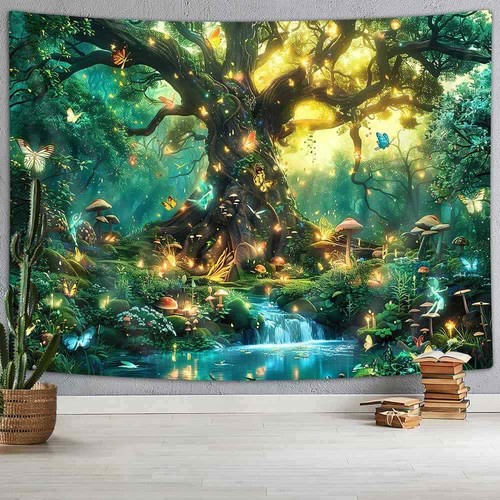 Fairy tale garden - fairy, wall