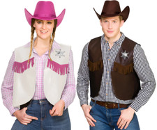 Cowboy Waistcoat Adults