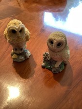 Two Lovely Little Ceramic Owls