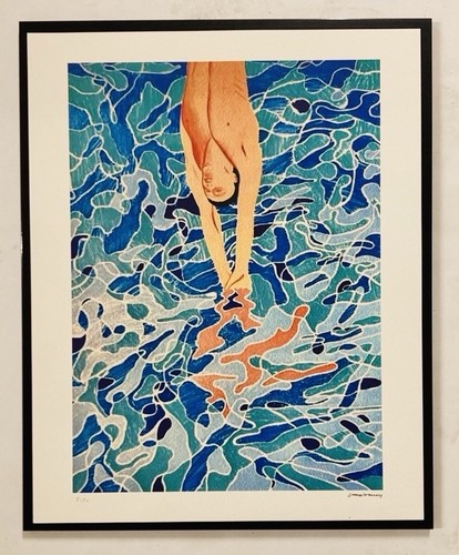 David hockney print by - hockney,