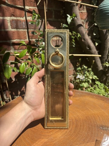Solid polished brass georgian - solid,