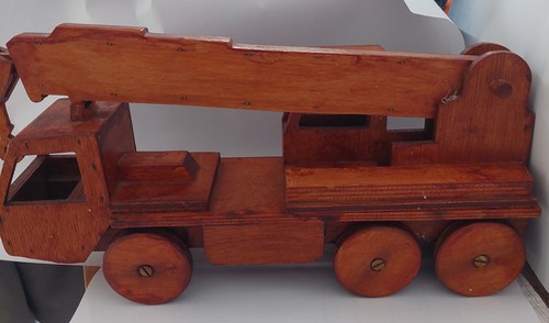 Vintage handcrafted wooden toy - vintage,