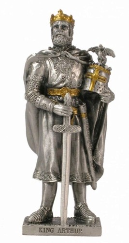 King arthur pewter figurine - king,