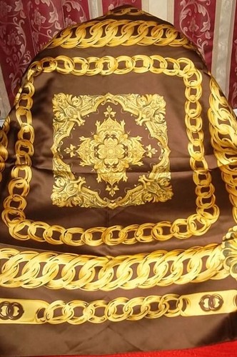 Huge vintage scarf headscarf - huge,