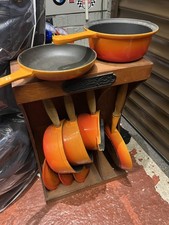 le creuset volcanic orange set