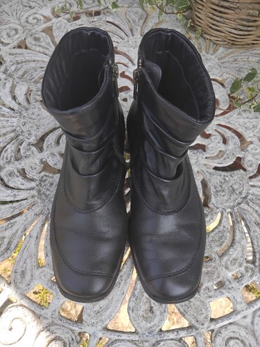 Hotter black leather - hotter, ankle