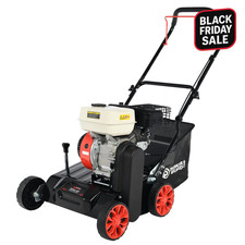 Petrol Lawn Scarifier Aerator 212cc with Adjustable Height