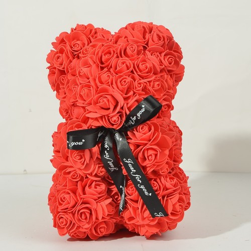 Rose teddy bear foam - bear, flower
