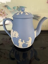 Wedgewood Pale Blue Coffee Pot
