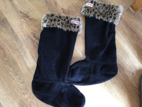 Hunter leopard print black - hunter,