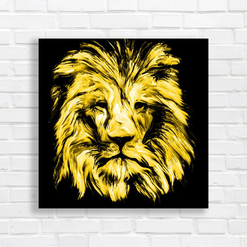 Vibrant lion colorful animal - lion,