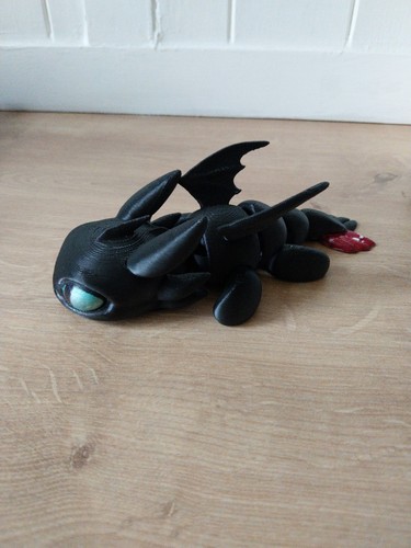 Articulated toothless dragon - dragon,