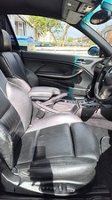 E46 M3 Convertible Black Leather Interior and Eucalyptus Wood trim, code 774.