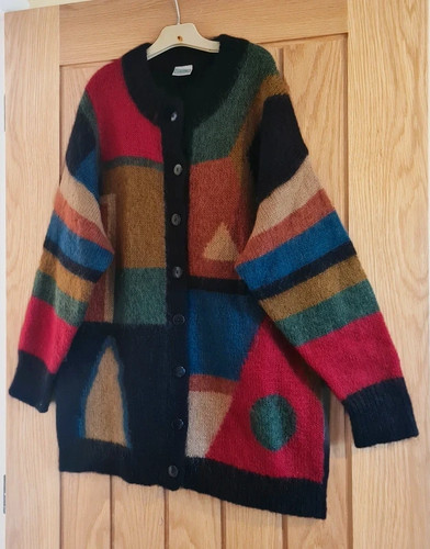 Vintage mohair blend - , abstract