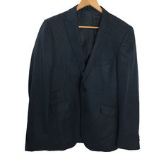 Stefano Conti  Polyester Viscose Blue Regular Blazer Jacket Men Chest 42 Inches 