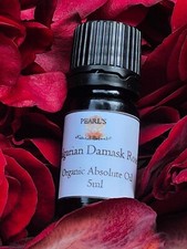 Organic BULGARIAN DAMASK ROSE Absolute Oil, Rose Absolute Oil, 5ml