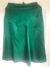ZARA EMERALD Green Ladies Skirt Size:S