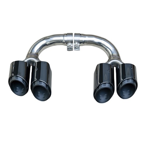 Black exhaust tips muffler - black,