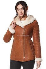Ladies Sheepskin Jacket B3 Tan
