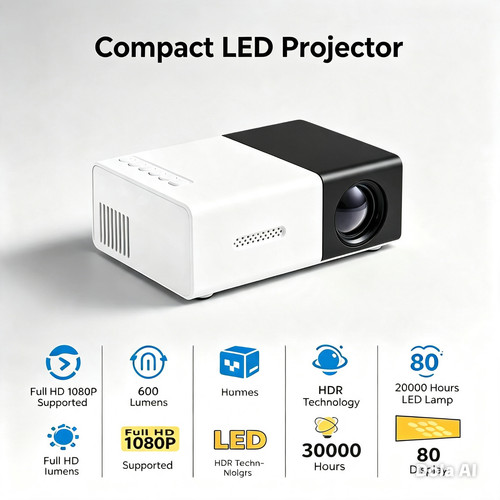 Portable mini projector - mini,