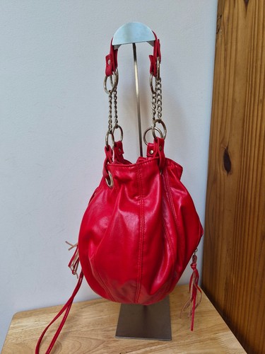 Stylish red faux - stylish,