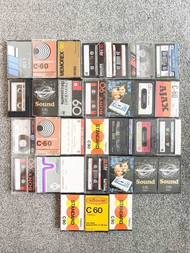 Vintage cassette tapes job lot - cassette,