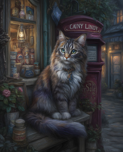 8x10 cat bench front - on,
