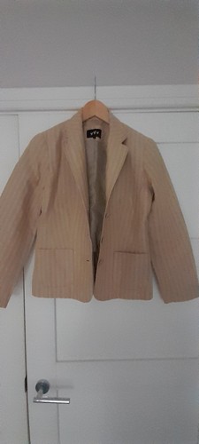 Womens linen jacket size - &,