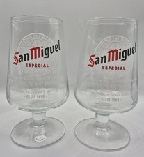 2 X San Miguel Especial Goblet