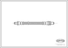 FRONT 19018773 BRAKE HOSE FITS