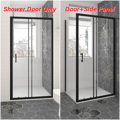 Black shower enclosure tray - enclosure,
