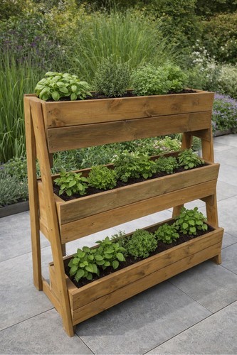 Wooden raised elevated - wooden,