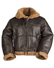 Men B-3 Real Sheepskin Fur RAF