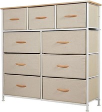 Modern Fabric Chest of Drawers