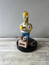 The Simpsons Homer Simpson Donuts Talking Alarm Clock 1998 Vintage, tested! 