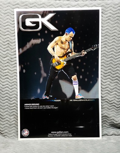 Red hot chili peppers flea - red,