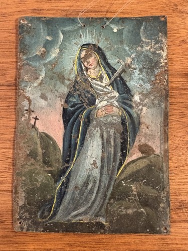 19th century retablo religious - century,