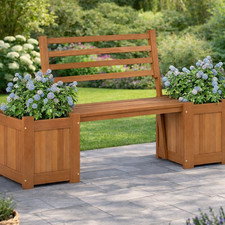 Garden Planter Bench 172cm
