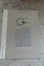 McDonnell Douglas aircraft promotional brochure, MD11 C17 MD90 F15 F18 Apache ++