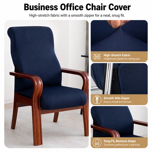 Retro office wooden chair - office,
