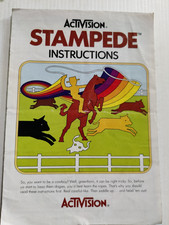Stampede - Activision Atari 2600 Game Manual Instructions