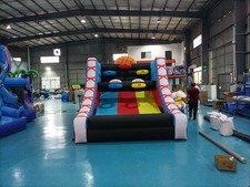 Inflatable Basketball Hoop Shot Party w/Ball Interactive Game School Events Used