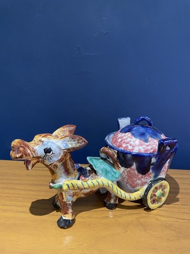 Italian mcm pottery donkey - donkey, &