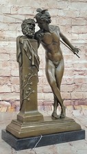 Signed Moulin Bronze Mercury